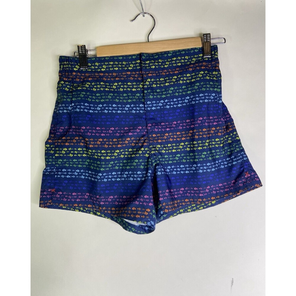 2XIST Ibiza Fish Swim Shorts Trunks Swimwear Bottoms Pockets Lined Mens Size S